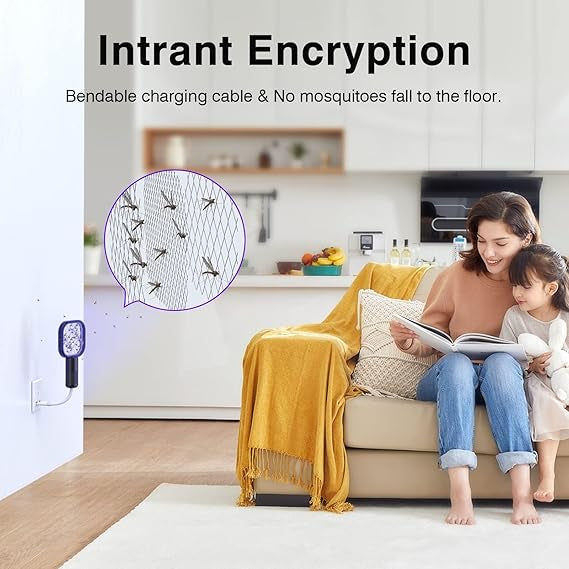 USB Electric Mosquito Killer Racket & UV Trap Lamp