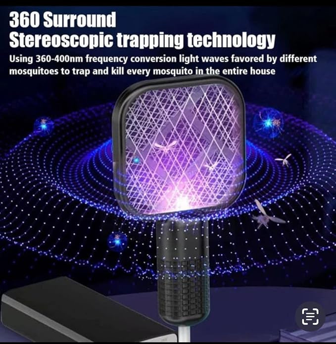 USB Electric Mosquito Killer Racket & UV Trap Lamp
