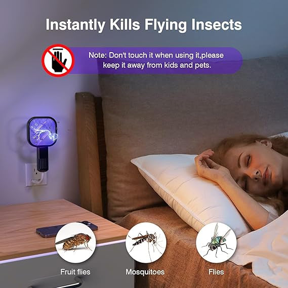 USB Electric Mosquito Killer Racket & UV Trap Lamp