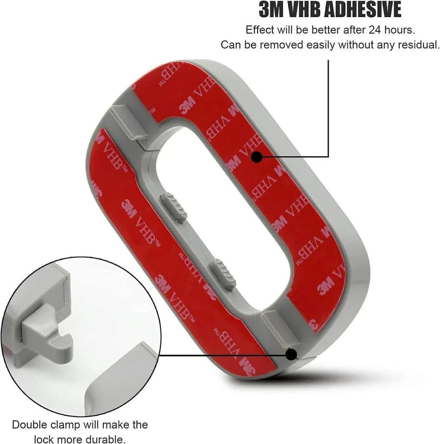 Reusable adhesive