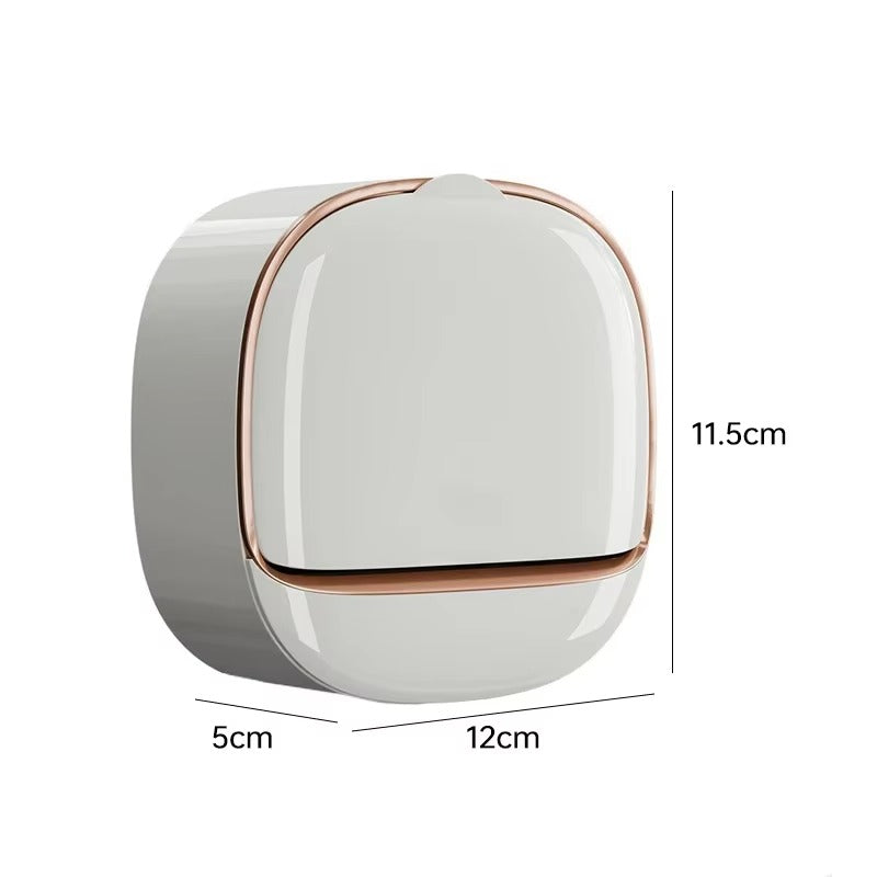 Luxury Soap Box with Lid and Drain Tray