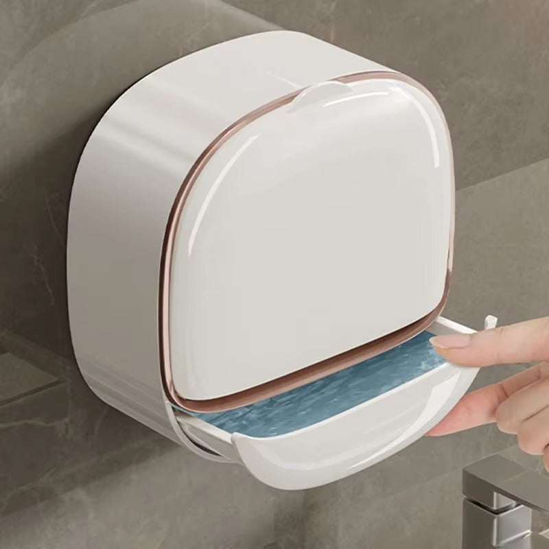 Luxury Soap Box with Lid and Drain Tray