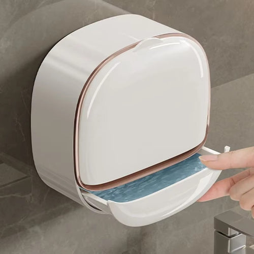 Luxury Soap Box with Lid and Drain Tray